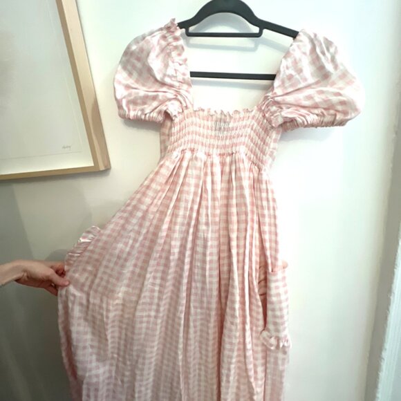 Sleeper Picnic Dress in Pink Gingham - Picture 8 of 12